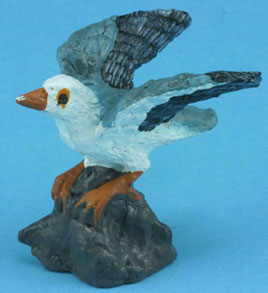 Dollhouse Miniature Seagull